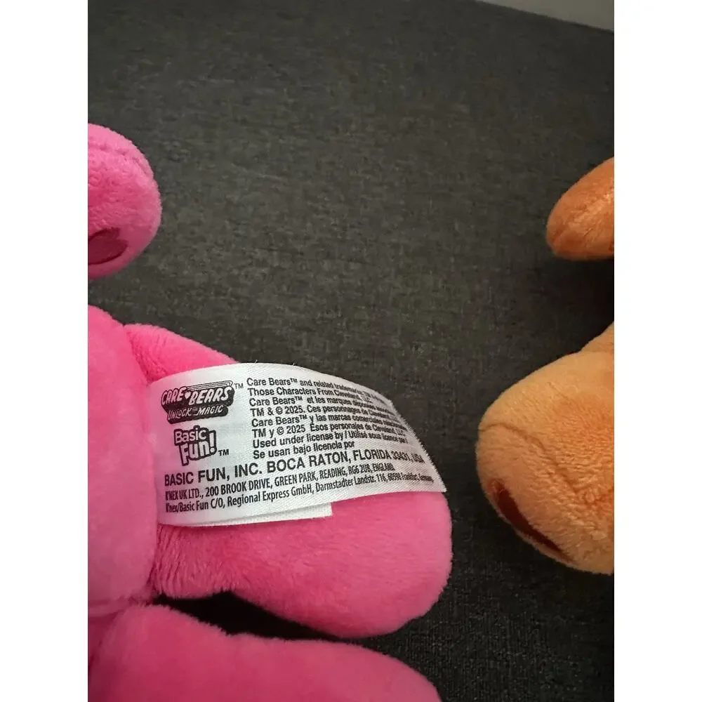 Care Bears 9” Plush Lot of 3 Bedtime Secret Friend Bear Basic Fun 2022